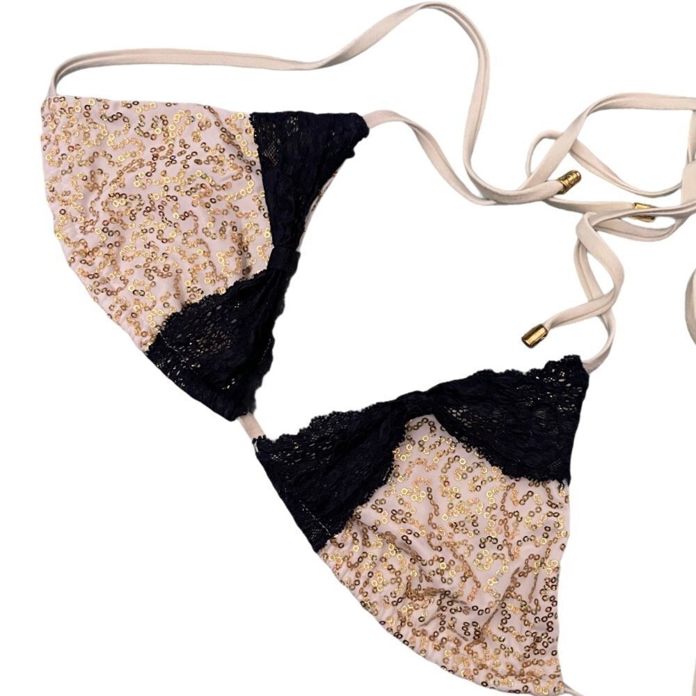 Beach Bunny Sequin Bikini Top